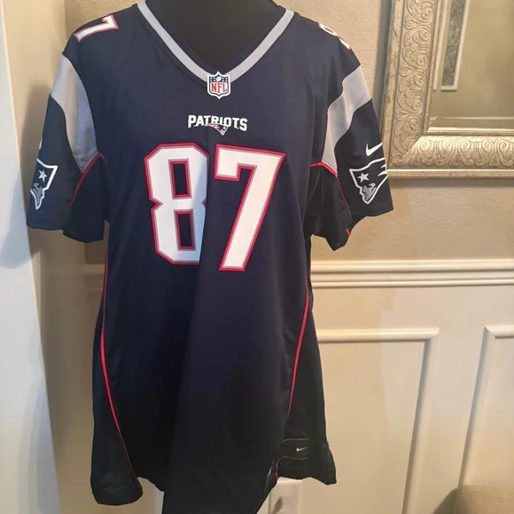 Official NFL Patriots #87 Gronkowski “Gronk” jersey. Size XXL - Picture 2 of 9